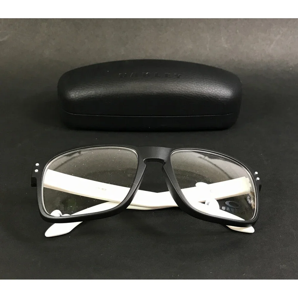 Oakley Eyeglasses Frames Holbrook OX8156-1556 Satin Black White Zebra 56-18-137